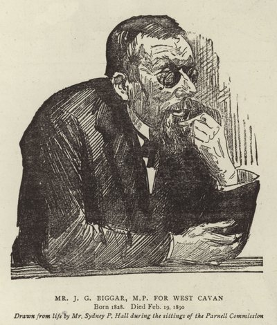Pan J. G. Biggar, poslanec za West Cavan od Sydney Prior Hall