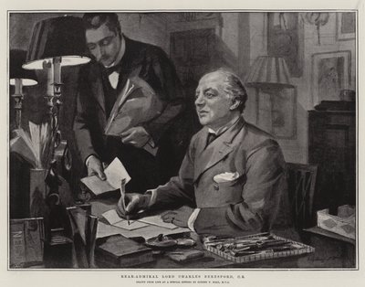 Kontradmirál lord Charles Beresford, CB od Sydney Prior Hall