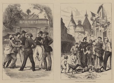 Scény v Nancy od Sydney Prior Hall