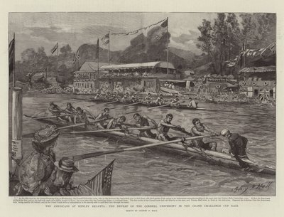 Američané na Henley Regatta, porážka Cornell University v závodě Grand Challenge Cup od Sydney Prior Hall