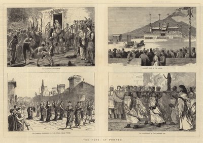Fetes v Pompejích od Sydney Prior Hall