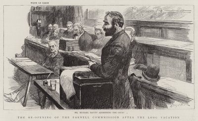 Znovuotevření Parnell Commission po dlouhých prázdninách od Sydney Prior Hall