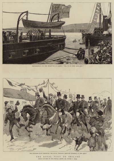Královská návštěva Irska od Sydney Prior Hall