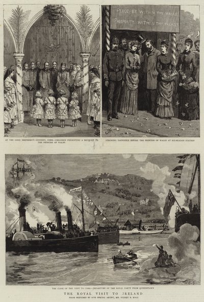 Královská návštěva Irska od Sydney Prior Hall