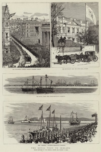Královská návštěva Irska od Sydney Prior Hall