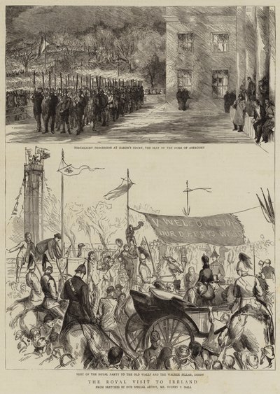 Královská návštěva Irska od Sydney Prior Hall