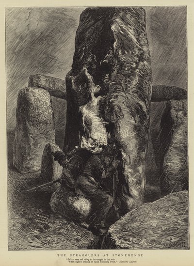 Stragglers ve Stonehenge od Sydney Prior Hall