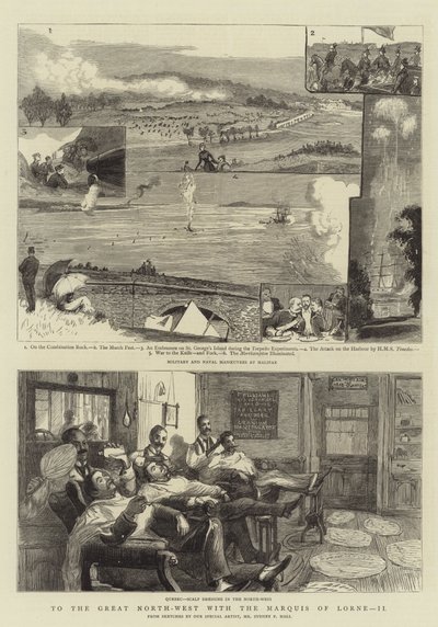 Na Velký severozápad s markýzem z Lorne, II od Sydney Prior Hall