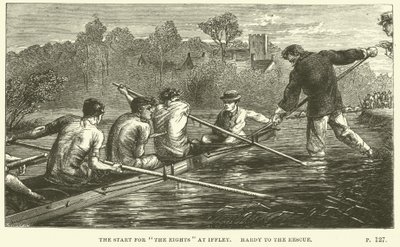 Ilustrace pro Toma Browna v Oxfordu od Thomase Hughese od Sydney Prior after Hall