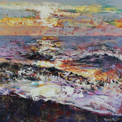 Breaking Dawn, 2021 (olej na plátně) od Sylvia Paul