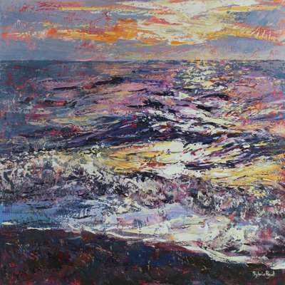 Přelom dne, 2021 (olej na plátně) od Sylvia Paul