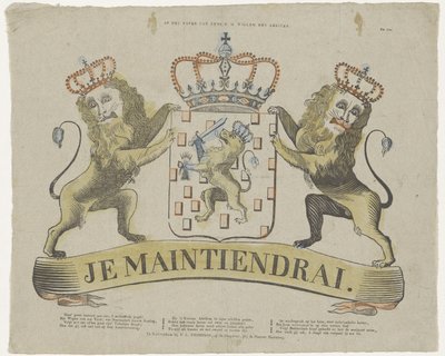 Na erbu jeho K. M. Willem den Eersteen (titul na předmětu) od T.L. Thompson