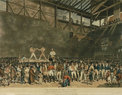 Interiér Fives Court, vyrytý Charles Turner od T. (after) Blake