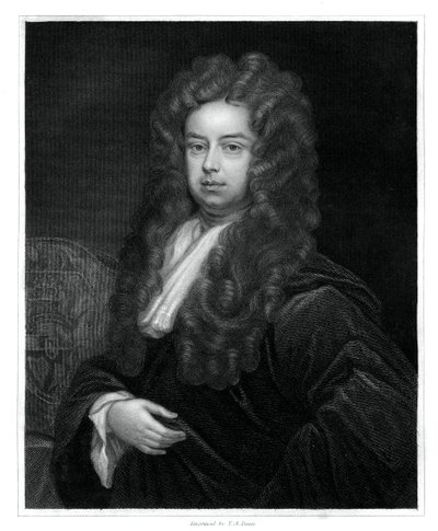 John Somers, 1. baron Somers, lord vysoký kancléř Anglie, 1833. od T. A. Dean