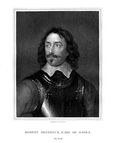 Robert Devereux, 3. hrabě z Essexu, 1827. od T. A. Dean
