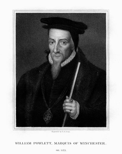 William Paulet, 1. markýz z Winchesteru, anglický státník, 1828. od T. A. Dean