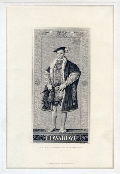 Edward VI, král Anglie. od T. Brown