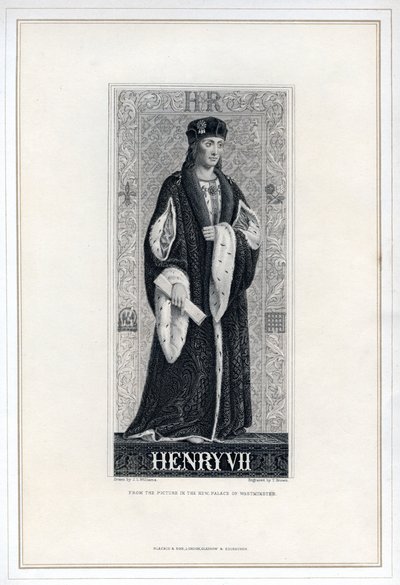 Anglický Jindřich VII., 19. století. od T. Brown