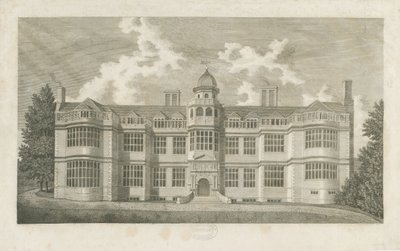 Ingestre Hall: rytina od T Carter