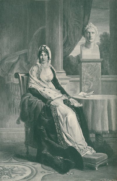 Marie-Laetitia Ramolino Bonaparte - matka Napoleona I., c1800-1804, 1896 od T. Johnson