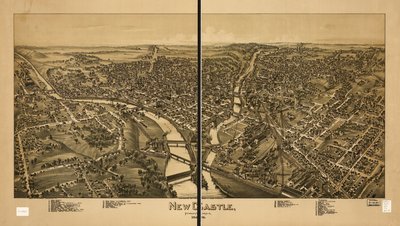 New Castle, Pennsylvania 1896 od T. M. Fowler