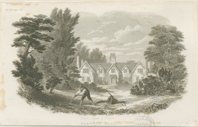 Fenton - Clayton Hall: ocelorytina, nd [c 1840] (tisk) od T Taylor