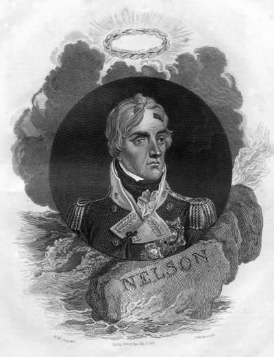 Lord Horatio Nelson , anglický námořní velitel, 1816. od T. Wallis