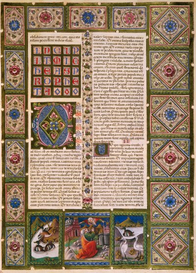 Incipit z Druhé knihy Makabejských, z II. dílu Bible z Borso d