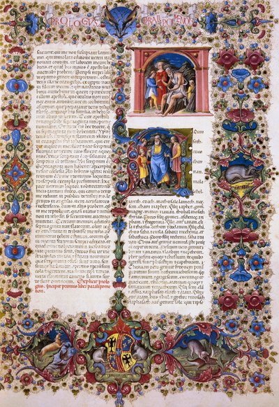 První kniha Letopisů, první díl Bible Borso d