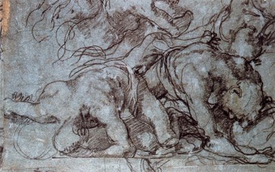 The Fighters, 16. století. od Taddeo Zuccari