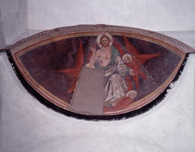 Kristus ve slávě (freska od Taddeo di Bartolo