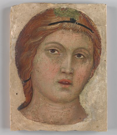 Hlava anděla v plné tváři, ca. 1397. od Taddeo di Bartolo