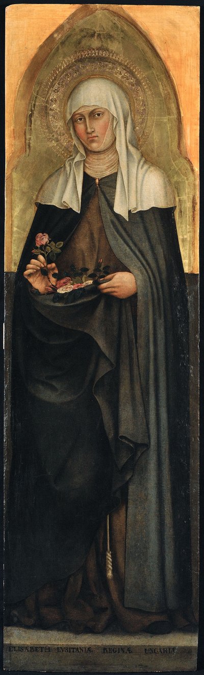 Svatá Alžběta Durynská, 1403. od Taddeo di Bartolo