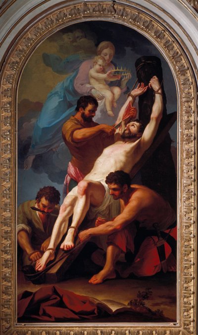 Mučedník apoštola svatého Bartoloměje (obraz od Taddeusz (1727 1793) Kuntze