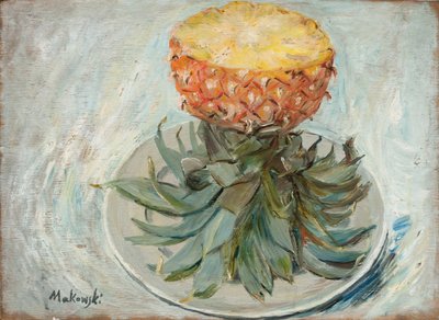 Ananas na talíři od Tadeusz Makowski
