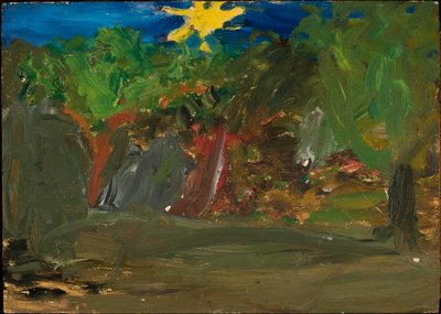 Sonne über dem Garten od Tadeusz Makowski