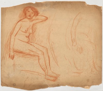 Studie einer sitzenden Frau od Tadeusz Makowski