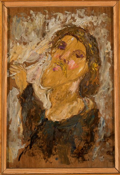 Selbstporträtstudie od Tadeusz Makowski
