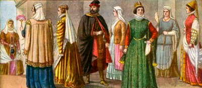 Italské šaty ze 16. století od Tancredi Scarpelli