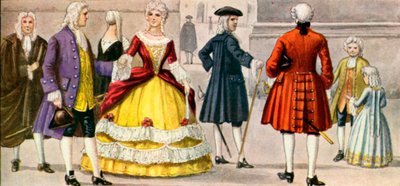 Italské šaty z 18. století od Tancredi Scarpelli