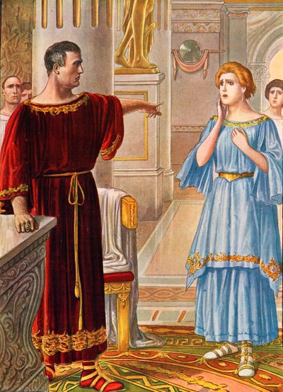 Augustus trestá svou dceru Julii od Tancredi Scarpelli