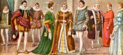 Kostým Milanesi v roce 1598 od Tancredi Scarpelli