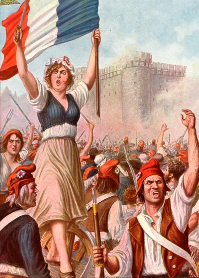 Francouzská revoluce – dobytí Bastily od Tancredi Scarpelli
