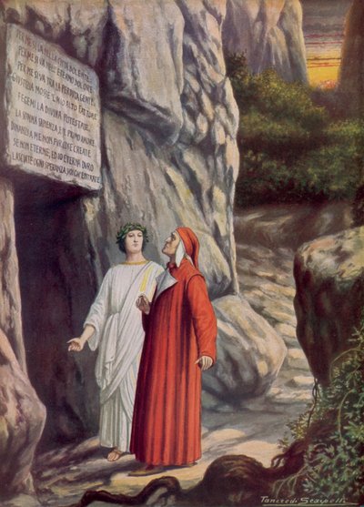 Ilustrace k Dantově Božské komedii od Tancredi Scarpelli