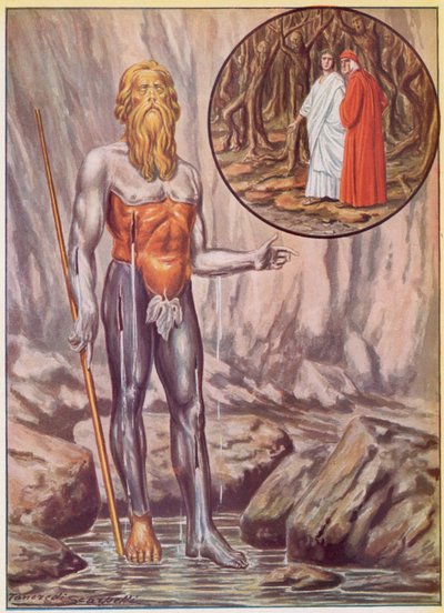 Ilustrace k Dantově Božské komedii od Tancredi Scarpelli