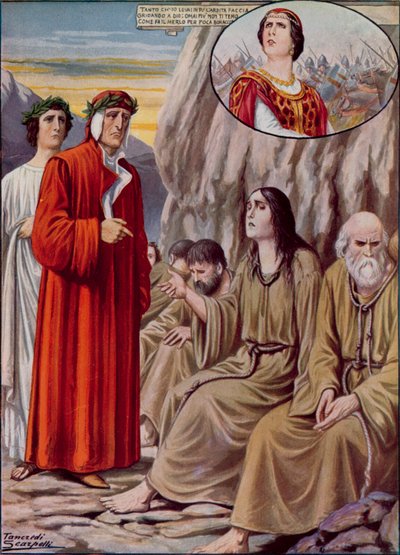 Ilustrace k Dantově Božské komedii od Tancredi Scarpelli