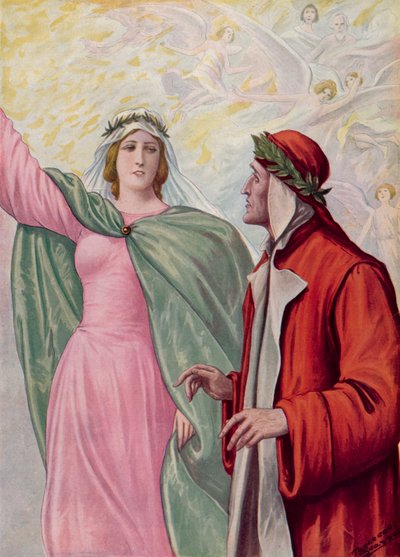 Ilustrace k Dantově Božské komedii od Tancredi Scarpelli