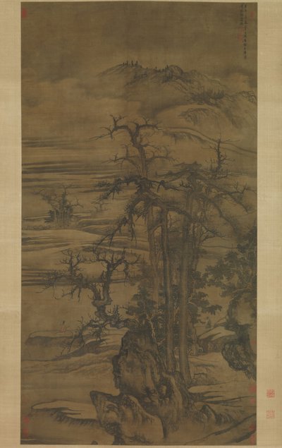 Krajina podle básně Wang Wei z roku 1323. od Tang Di