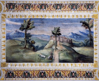 Pohled na Vitorchiano od Tarquinio Ligustri