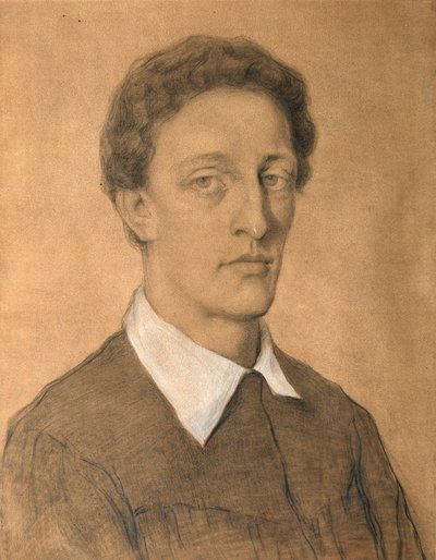 Portrét básníka Alexandra Bloka, 1880-1921, 1906. od Tatyana Nikolaevna Gippius